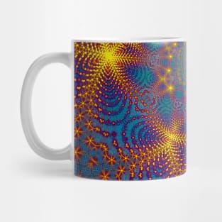 Kaleidoscope Fractal Beam Portrait Mug